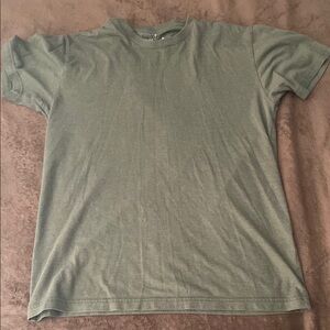 Green Short Sleeve Crew Neck Tee